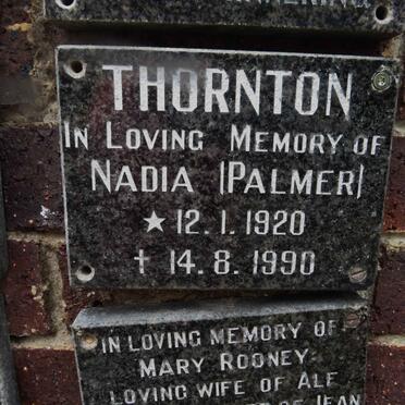 THORNTON Nadia nee PALMER 1920-1990
