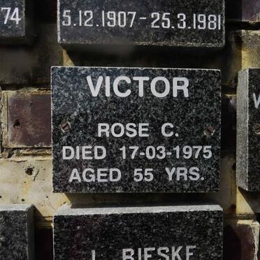 VICTOR Rose C. -1975