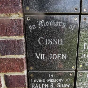 VILJOEN Cissie