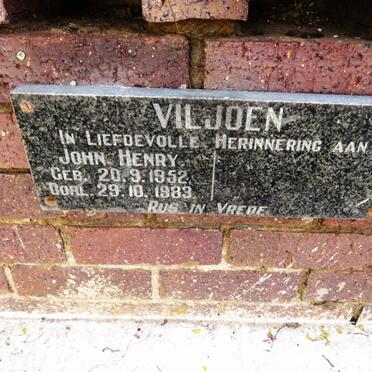 VILJOEN John Henry 1952-1983