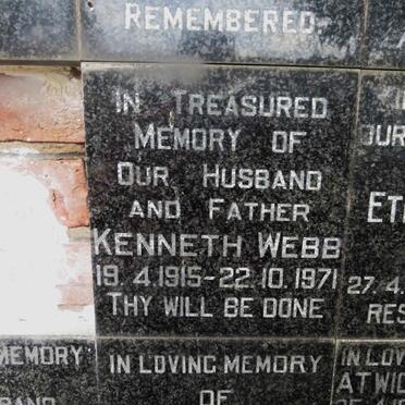 WEBB Kenneth 1915-1971