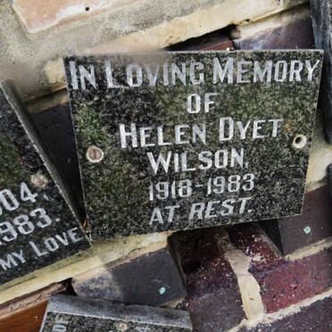 WILSON Helen Dyet 1918-1983