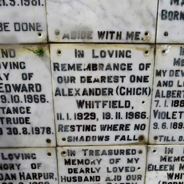 WHITFIELD Alexander 1929-1966