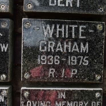 WHITE Graham 1936-1975