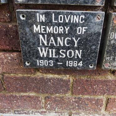 WILSON Nancy 1903-1984