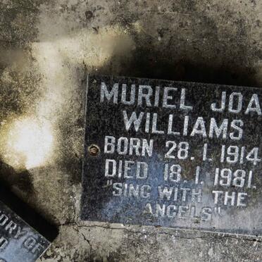 WILLIAMS Muriel Joan 1914-1981