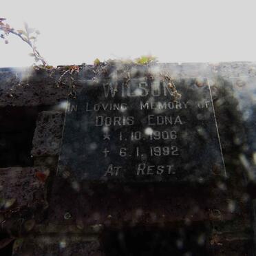 WILSON Doris Edna 1906-1992