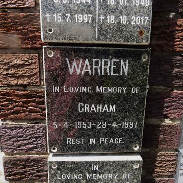 WARREN Graham 1953-1997