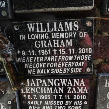 WILLIAMS Graham 1951-2010