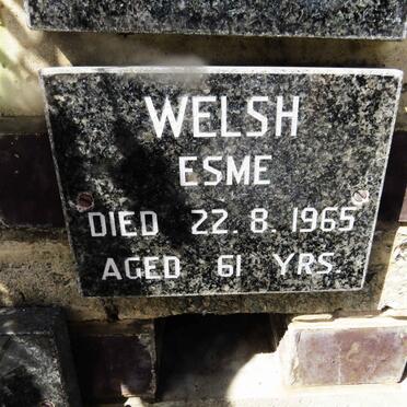 WELSH Esme -1965