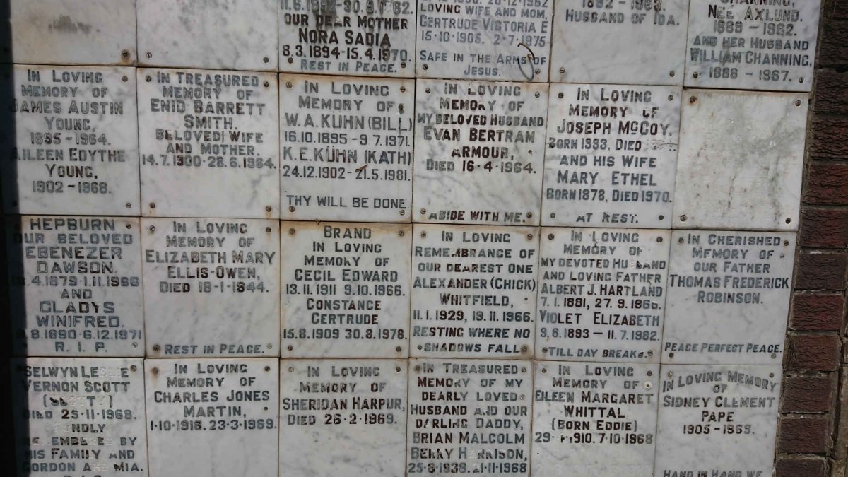 39. Memorial Wall