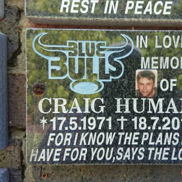 HUMAN Craig 1971-2011
