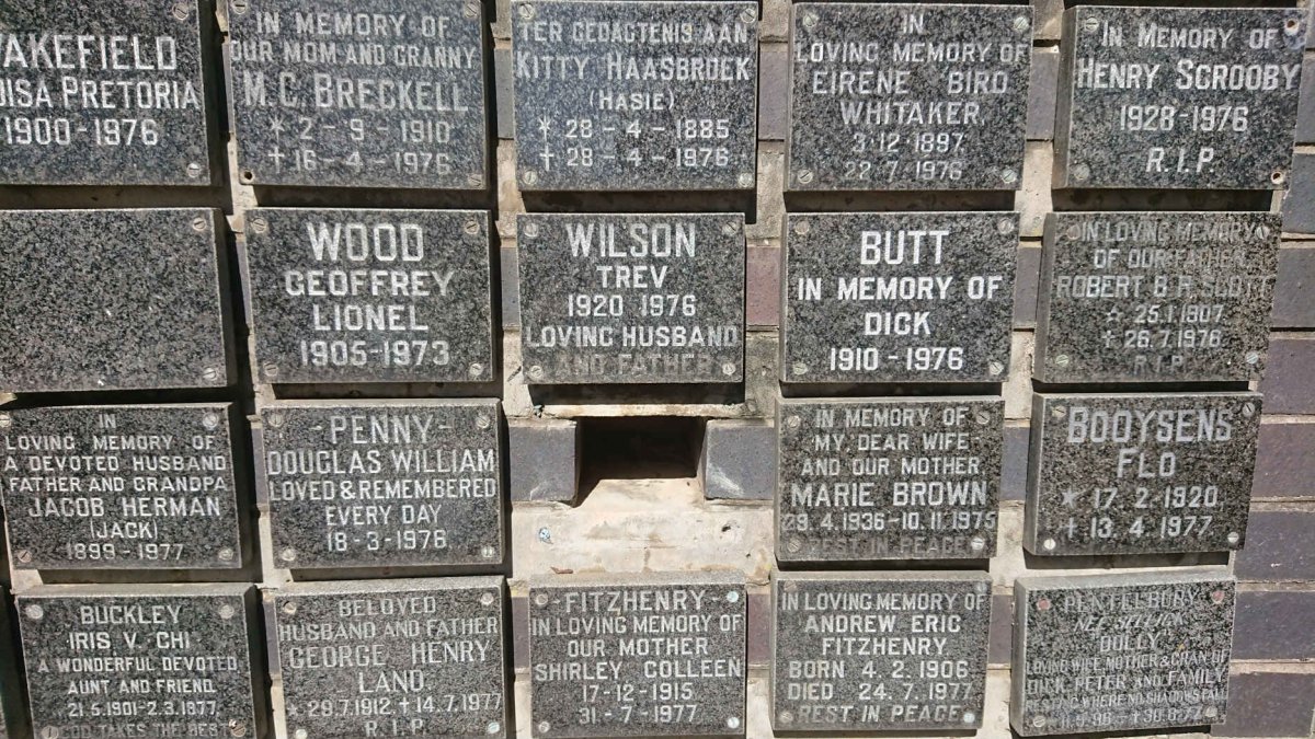 23. Memorial Wall