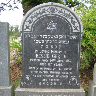 ABRAMSON Bessie Gertie -1967 