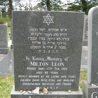 ADLER Milton Leon -1989 