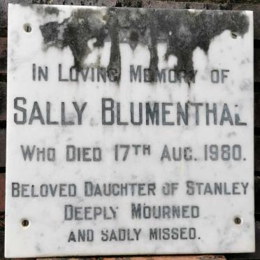 BLUMENTHAL Sally -1980