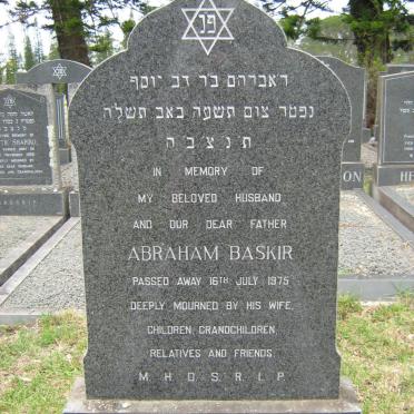 BASKIR Abraham -1975