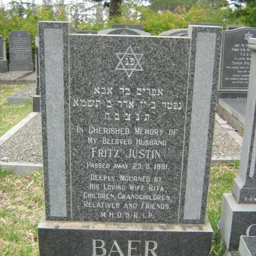 BAER Fritz Justin -1981