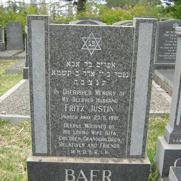 BAER Fritz Justin -1981