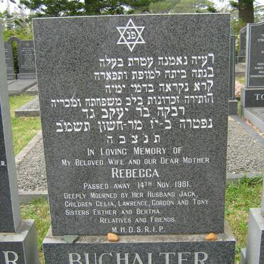 BUCHALTER Rebecca -1981