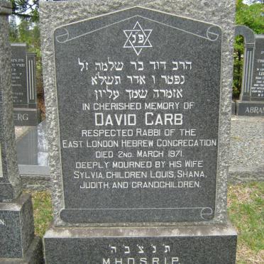 CARB David -1971