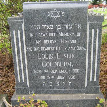 GOLDBLUM Louis Leslie 1900-1965