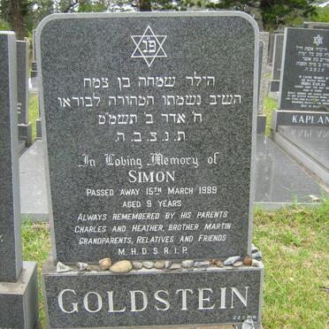 GOLDSTEIN Simon -1989 