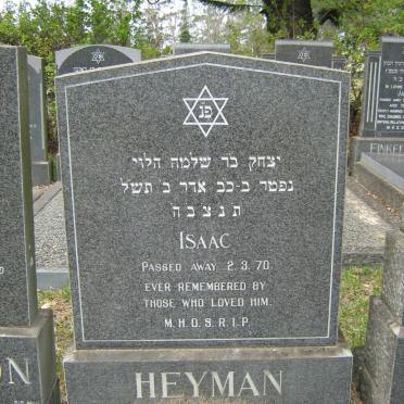 HEYMAN Isaac -1970