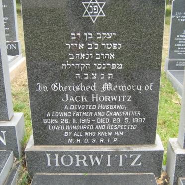 HORWITZ Jack 1915-1997