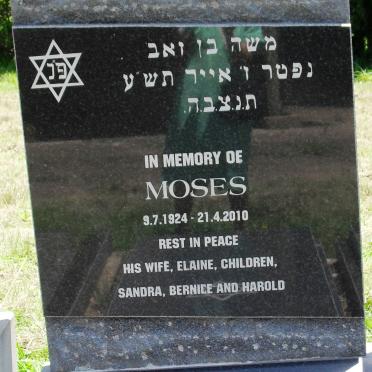 HORWITZ Moses 1924-2010