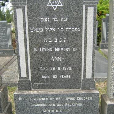 HORWITZ Anne -1979