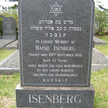 ISENBERG Maisie -1978