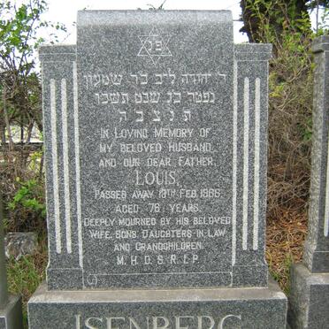 ISENBERG Louis -1966 