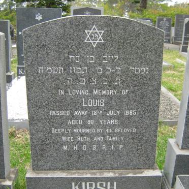 KIRSH Louis -1985  