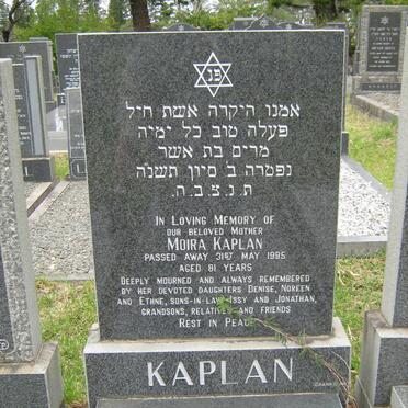 KAPLAN Moria -1995