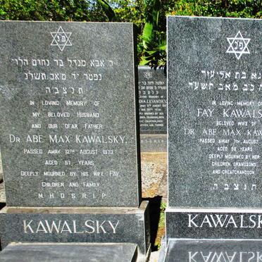 KAWALSKY Abe Max -1973 &amp; Fay -2016