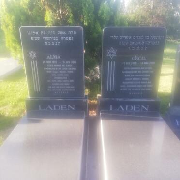 LADEN Cecil 1910-2009 &amp; Alma 1922-2018