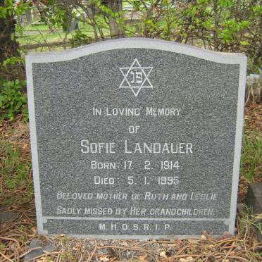 LANDAUER Sofie 1914-1995