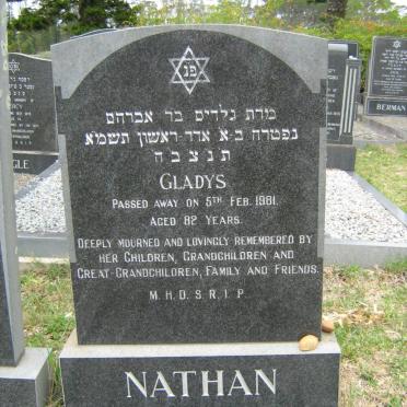 NATHAN Gladys -1981