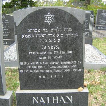NATHAN Gladys -1981