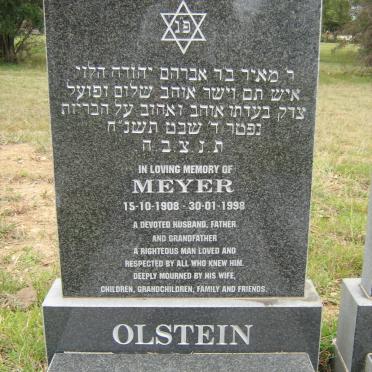 OLSTEIN Meyer 1908-1998