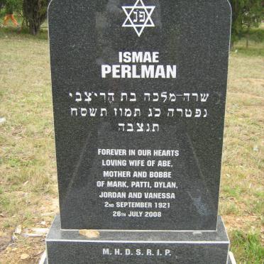 PERLMAN Ismae 1921-2008
