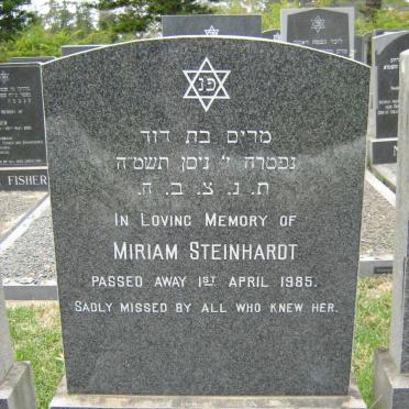 STEINHARDT Miriam -1985