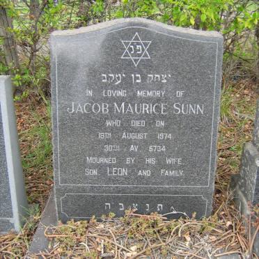 SUNN Jacob Maurice -1974