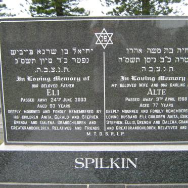 SPILKIN Eli -2003 &amp; Alte -1988