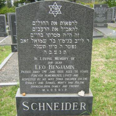 SCHNEIDER Leo Benjamin -1995