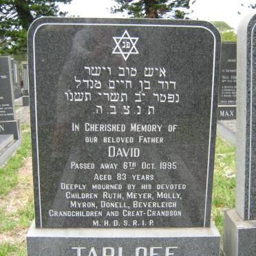 TARLOFF David -1995