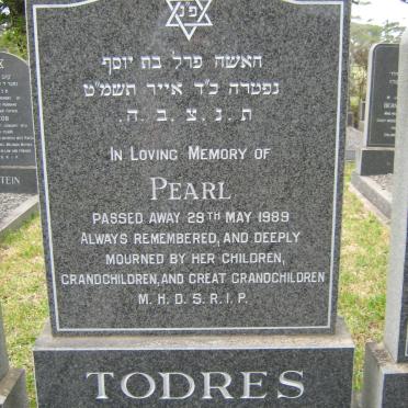 TODRES Pearl -1989