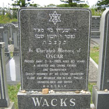 WACKS Oscar -1989