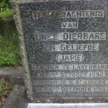 ? Japie 1892-1918